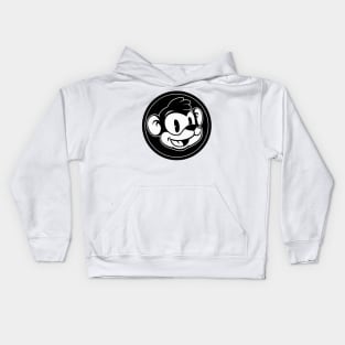 Smiling Monkey Retro Cartoon Kids Hoodie